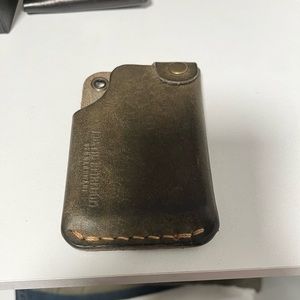 Rustic heirloom hitchhiker wallet